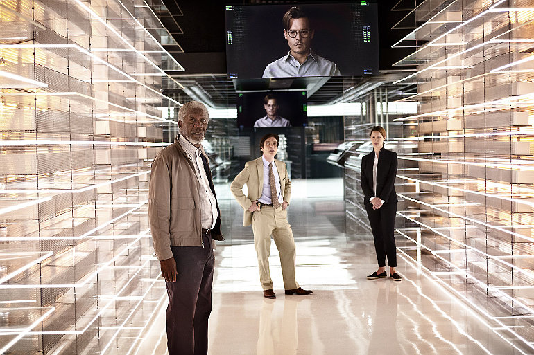 Transcendence - Johnny Depp, Morgan Freeman, Cillian Murphy, Rebecca Hall